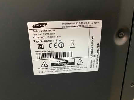 Photo of free 46" Samsung TV (Merrow GU1) #3