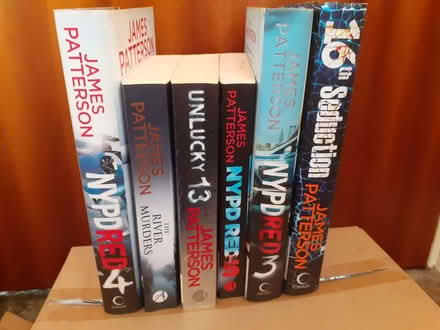 Photo of free 6 James Patterson books (Surrey Heath GU15) #1
