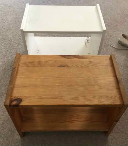 Photo of free old ikea pine bedside tables (L17 Aigburth) #3