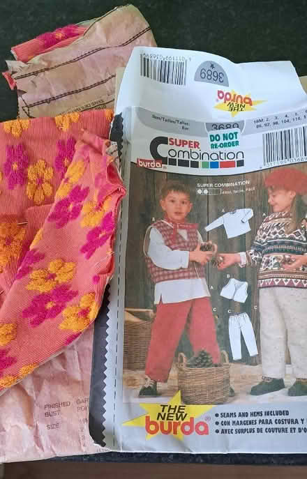 Photo of free 3 x Patterns plus fabric for toddlers outfits (Upton CH2) #1