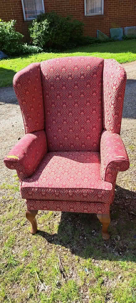 Photo of free Two high-backed arm chairs (Stanstead Abbotts SG12) #4