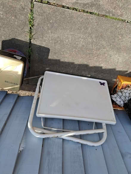 Photo of free Fold up tv table (East Ham E6) #2