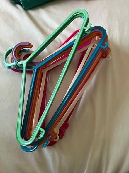 Photo of free Kids plastic coathangers x 20 (Middlewood S6) #1