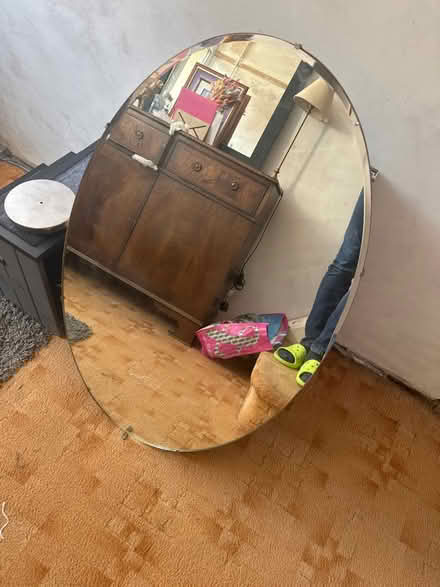 Photo of free Large oval mirror (Hilsea) #1