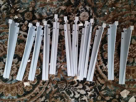 Photo of free Wooden shelves and metal supports (B91 - Central Solihull) #2