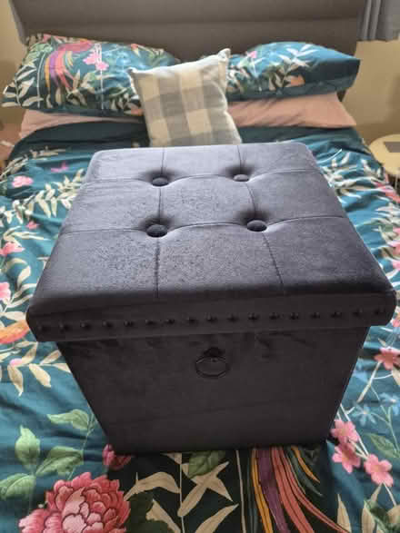 Photo of free Navy blue ottoman (Drayton PO6) #1