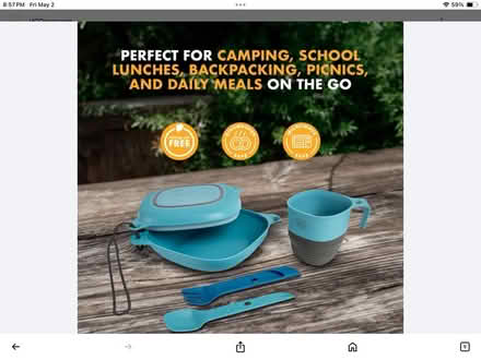 Photo of Kids Sleeping Bag & Mess Kit (Boulevard Manor) #3