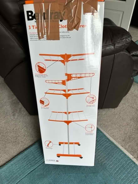 Photo of free Beldray wheeled drying rack (Chilton OX11) #1
