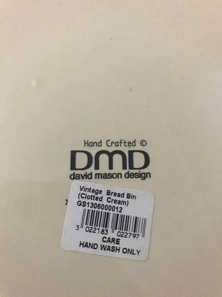 Photo of free Ceramic bread bin (L22 Waterloo) #2