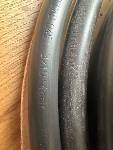 Photo of free Wooden reel with some left over electric cable (Horn's Mill SG13) #3