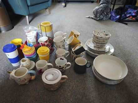 Photo of free Various mugs, plates bowls etc (topsham) #1
