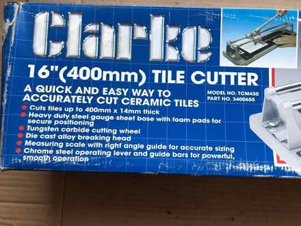 Photo of free Heavy duty manual tile cutter (Liphook) #3