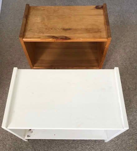 Photo of free old ikea pine bedside tables (L17 Aigburth) #2