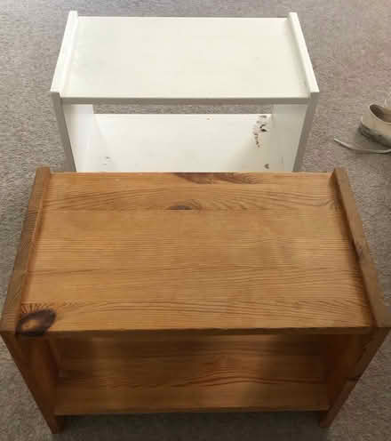 Photo of free old ikea pine bedside tables (L17 Aigburth) #1