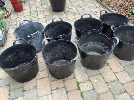 Photo of free Large tubs/planters (HG1) #1