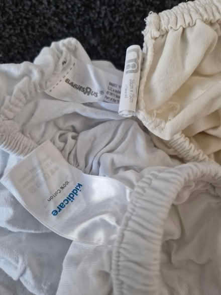 Photo of free Moses basket sheets & protector (Ct11) #3