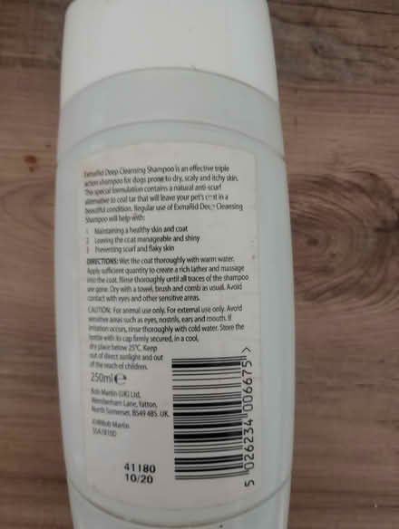 Photo of free Dog shampoo (Bathampton) #2