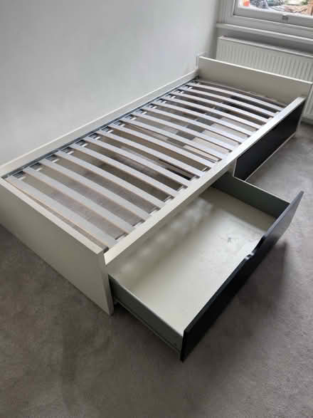 Photo of free IKEA single bed base with drawers (Queens Park NW6) #3