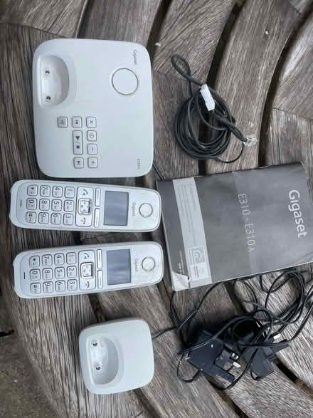 Photo of free Gigaset cordless phone, two handsets and cables (Earley RG6) #1