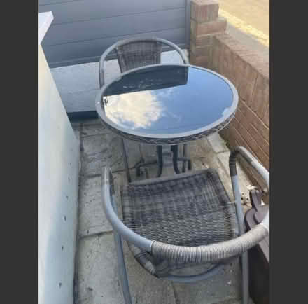 Photo of Bistro table and chairs (Leyton E10) #1
