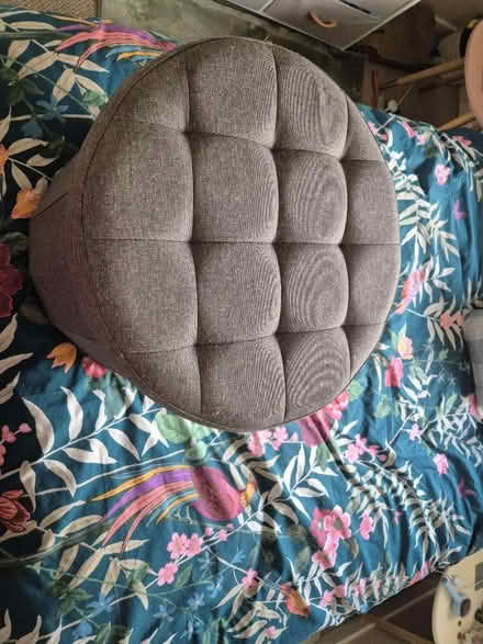 Photo of free Grey round ottoman (Drayton PO6) #1