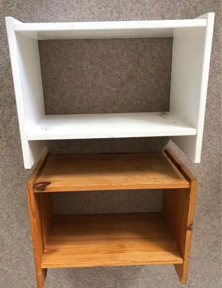 Photo of free old ikea pine bedside tables (L17 Aigburth) #4