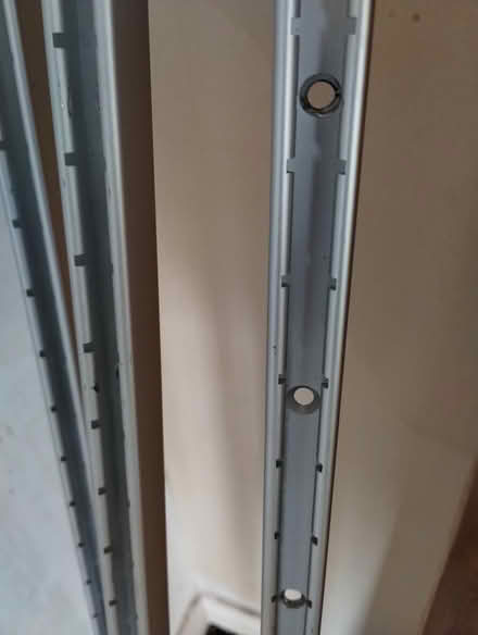 Photo of free Wooden shelves and metal supports (B91 - Central Solihull) #1