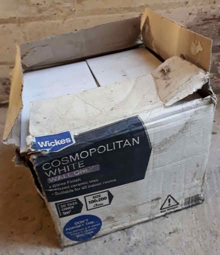 Photo of free Box white metro tiles (Roundhay LS8) #1