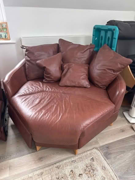 Photo of free Stressless Recliner Leather Sofa (Rowington Green B94) #4