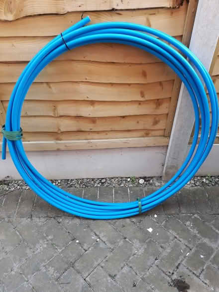 Photo of free 20mm plastic water pipe, 18m length (Roundhay LS8) #1