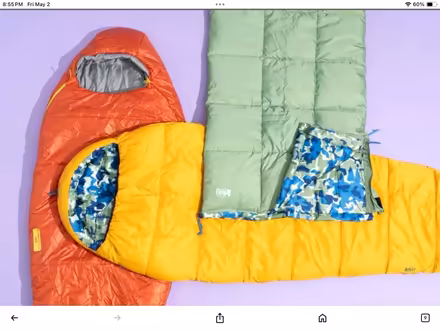 Photo of Kids Sleeping Bag & Mess Kit (Boulevard Manor) #1
