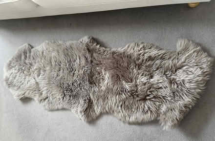Photo of free Grey double sheepskin rug (Beaconsfield HP9) #1