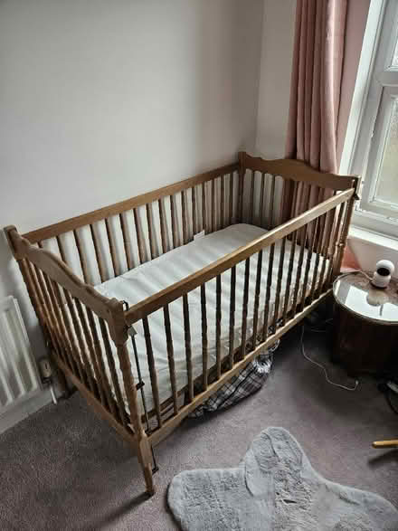 Photo of free Baby cot. Wooden (NW6) #2