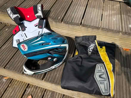Photo of free BMX kids helmet, body armour and trousers (Elmers End BR3) #1