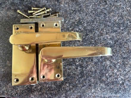 Photo of free Brass door handles (Noctorum CH43) #1
