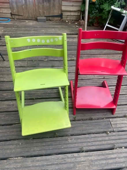 Photo of free Stokke tripp trapp chairs (Millwall E14) #1