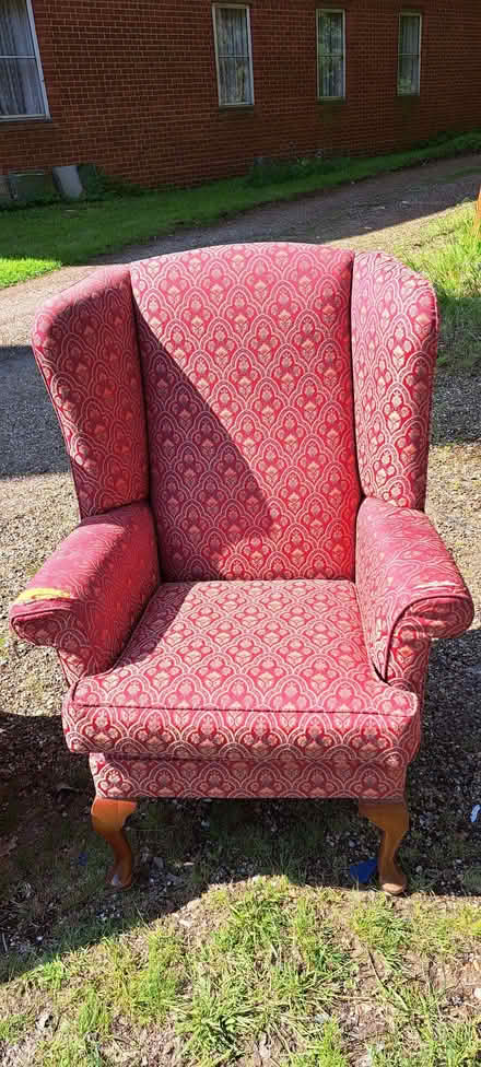 Photo of free Two high-backed arm chairs (Stanstead Abbotts SG12) #3