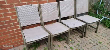 Photo of free 4 garden chairs (Exeter) #1
