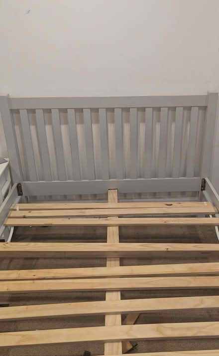 Photo of free John Lewis double wooden bed (TW12) #1