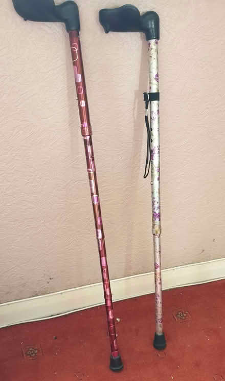Photo of free 2 left handed walking sticks (Bexleyheath DA7) #1