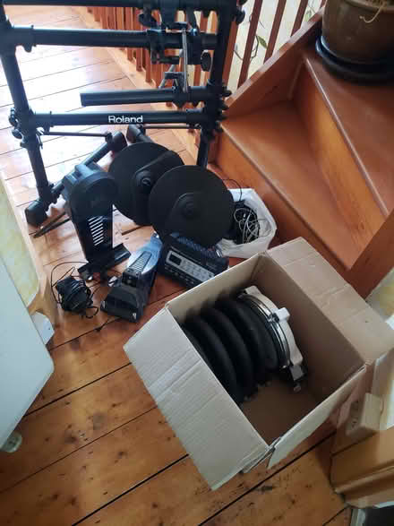 Photo of free Roland TD3 electric drum kit (Forest Green) #3