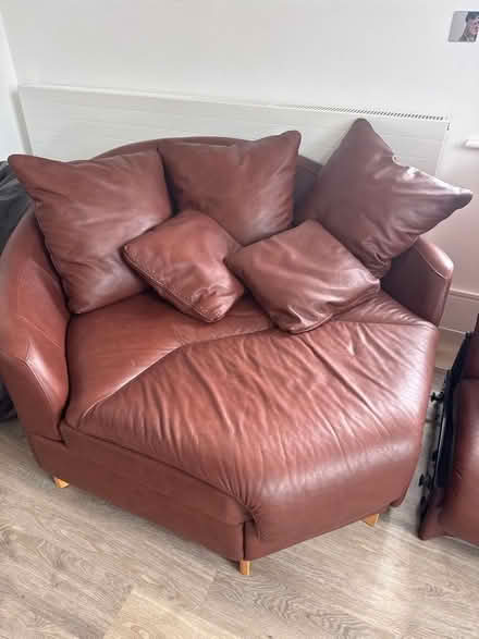 Photo of free Stressless Recliner Leather Sofa (Rowington Green B94) #2