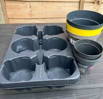 Photo of free Plant pots (plastic) (Littlehampton, Beaumont park) #2