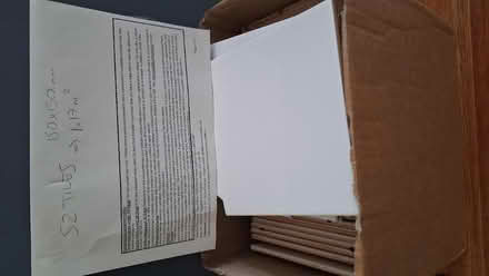 Photo of free White wall tiles 1 box (Kite Area CB1) #2