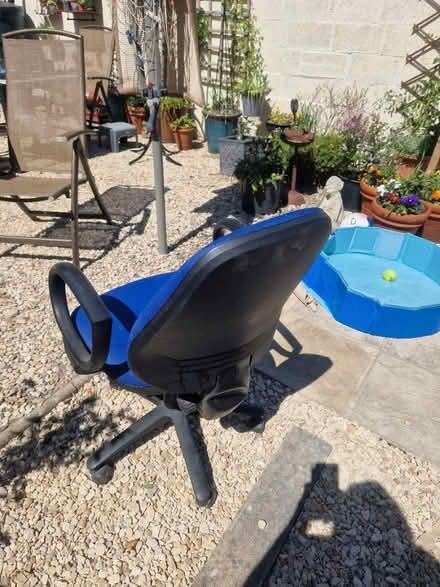 Photo of free Blue office chair (SN2 Cricklade Road) #2