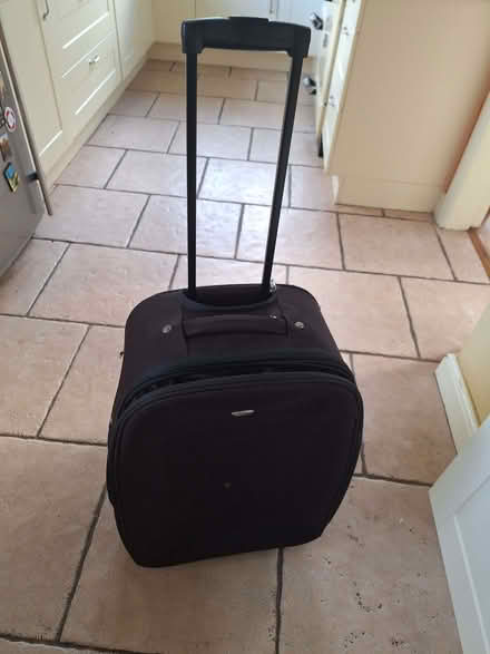 Photo of free Black pull along wheeled suit case (Weston-on-Trent DE72) #2