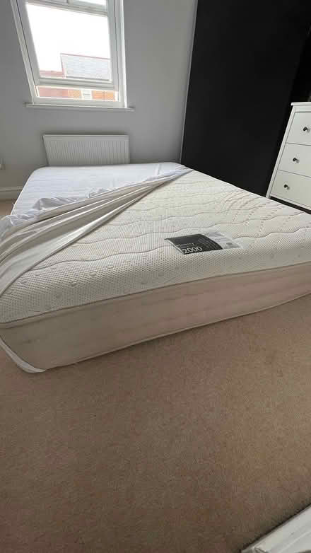 Photo of free King size mattress with protector (Shepherd’s Bush) #1