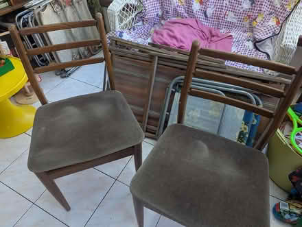 Photo of free Two mid century dining chairs (Rowlands Gill NE39) #3