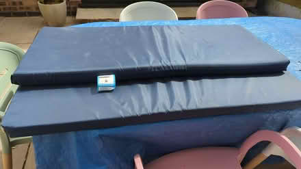 Photo of free Outdoor bench cushions (Timperley) #1