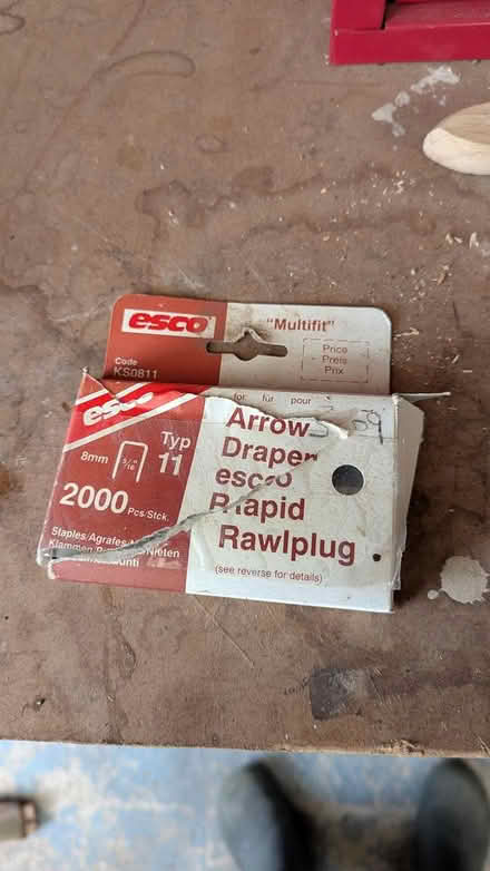 Photo of free Part box staples for staple gun (Timperley) #1